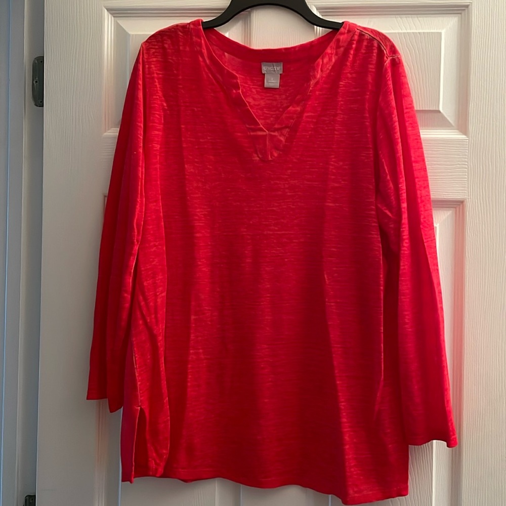 Chicos slub tunic top